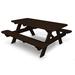 POLYWOOD® Park 72" Outdoor Picnic Table in Brown | Wayfair PT172MA