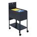 Safco Products Company Letter-Size Tub File Cart Metal in Black | 28.25 H x 13.5 W x 24.75 D in | Wayfair 5362BL