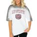 Women's Gameday Couture White Missouri State University Bears Interception Oversized T-Shirt