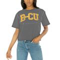 Women's Gameday Couture Gray Bethune-Cookman Wildcats After Party Cropped T-Shirt