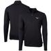 Men's Cutter & Buck Black Philadelphia Eagles Gridiron Classics Big Tall Virtue Eco Pique Recycled Quarter-Zip Pullover Top