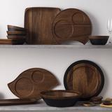 Noritake Kona Wood Platter Wood in Brown | 15 W in | Wayfair W001-678