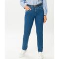 5-Pocket-Jeans RAPHAELA BY BRAX "Style CAREN NEW" Gr. 42K (21), Kurzgrößen, grau (stein) Damen Jeans 5-Pocket-Jeans