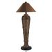 Patio Living Concepts Canyon 60" Floor Lamp, Resin in Brown/Yellow | 60 H x 25 W x 25 D in | Wayfair 50920