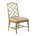 Tommy Bahama Home Island Estate Ceylon Side Chair Wood/Upholstered/Fabric in Green | 40.75 H x 23.75 W x 22.5 D in | Wayfair 01-0533-882-447311