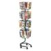 Safco Products Company Rotating Brochure Rack Metal in Black/Gray | 60 H x 15 W x 15 D in | Wayfair 4128CH