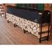 ShelterLogic 12 ft. Heavy Duty Log Rack w/ Cover Metal | 46.74 H x 15.5 W x 142.36 D in | Wayfair 90403