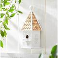 Home Bazaar Classic Series Rapunzel 7 in x 10 in x 16 in Birdhouse Wood in Brown/White | 7 H x 10 W x 16 D in | Wayfair HB-2093S