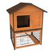 Tucker Murphy Pet™ Charitee Bunny Barn Rabbit Hutch Solid Wood (common for Rabbit Hutches) in Brown | 47 H x 37.5 W x 31.5 D in | Wayfair