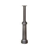 Special Lite Products 58" H In-Ground Decorative Post Aluminum in Gray | 58 H x 8 W x 8 D in | Wayfair SPK-590SW