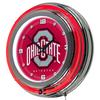 Trademark Global NCAA Team 12" Wall Clock Metal in Gray | 14 H x 14 W x 3 D in | Wayfair LRG1400-OSU