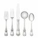 Towle Silversmiths Sterling Silver Old Master 5 Piece Flatware Set, Service for 1 Sterling Silver in Gray | Wayfair T0331504