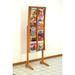 Wooden Mallet 12 Pocket Contemporary Floor Display Wood/Plastic/Acrylic in Brown | 64 H x 21.25 W x 14 D in | Wayfair AC12-FSMO