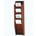 Wooden Mallet 4 Pocket Brochure Wall Display Wood in Brown | 22.25 H x 6.25 W x 3.25 D in | Wayfair BR24-4MH