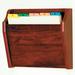 Wooden Mallet Single Tapered Pocket Chart Holder Wood in Brown | 12 H x 14 W x 3.75 D in | Wayfair CH14-1MH