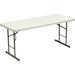 Iceberg Enterprises 72" Rectangular Adjustable Folding Table Plastic/Resin in Gray | 35 H x 72 W x 30 D in | Wayfair ICE65623