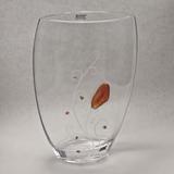 Womar Glass Precious Stone Agate & Carnelian Series Vase Glass | 12 H x 7 W x 4 D in | Wayfair GD072P20