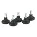 Master Caster Company Master Caster® Bell Glides in Black | 2.4 H x 5.4 W x 6.2 D in | Wayfair MAS70178