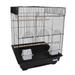 YML Flat Top Small Bird Cage Steel in Black | 23 H x 18 W x 18 D in | Wayfair 5924BLK