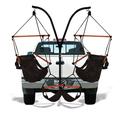 Hammaka Trailer Hitch Stand Cotton Chair Hammock w/ Stand Cotton in Black | 75 H x 51 W x 40 D in | Wayfair 40508-KP