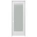 JELD-WEN MODA 1-Lite Frosted Glass Primed Prehung Interior Door Metal in Brown/Green | 80 H x 32 W x 1.37 D in | Wayfair WAYJW236200039