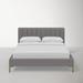 AllModern Tomas Upholstered Low Profile Platform Bed Upholstered, Metal in Brown | Queen | Wayfair F9275E24CF774DA299FDE858B284DCF7