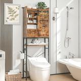 17 Stories Freestanding Over-the-Toilet Storage Manufactured Wood in Brown | 70.9 H x 23.6 W x 9.4 D in | Wayfair D2D2857D1FB446BC848C99E8FD5F44A5
