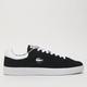 Lacoste baseshot trainers in black & white