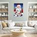 The Holiday Aisle® Santa & Dogs - Wrapped Canvas Graphic Art Canvas in Brown | 14 H x 11 W x 1.25 D in | Wayfair EB546D529A454A6FB066007F237A0E66