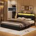 Ivy Bronx Emmanouela Metal Bed Metal in Black | 39 H x 60.7 W x 86.2 D in | Wayfair 6AB872BA226F4AC18C9B8D4B7B35D5C4