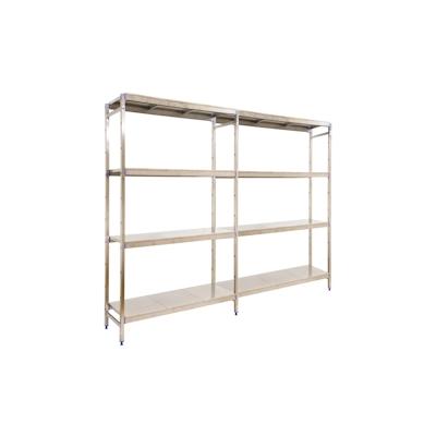 SimonRack Simoninox Edelstahl-Regal Grundregal SIMONINOX 4 Fachböden 2000x2490x500 mm (Höhe x Länge x Breite) Image