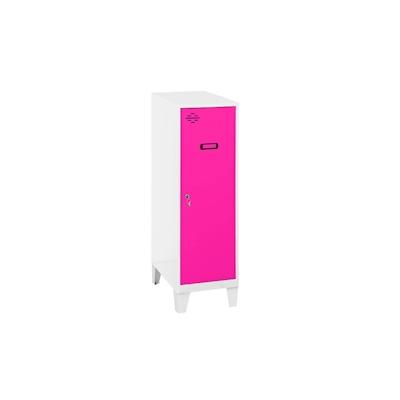 SimonRack Metallschrank mini zerlegt + Regalboden WEISS/ROSE 1015x400x500 mm (Höhe x Länge x Breite) Image