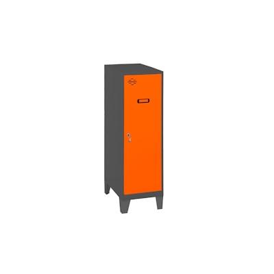 SimonRack Metallschrank mini zerlegt 1 Tür ANTHRACITE/ORANGE 1015x300x500 mm (Höhe x Länge x Breite) Image