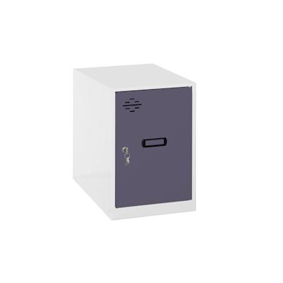 SimonRack Metallschrank mini zerlegt WEISS/ANTHRACITE 475x300x500 mm (Höhe x Länge x Breite) Image