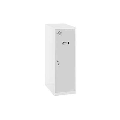 SimonRack Metallschrank Single mini zerlegt 1 Tür WEISS/GRAU 915x300x500 mm (Höhe x Länge x Breite) Image