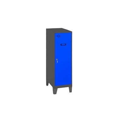 SimonRack Metallschrank mini zerlegt + Regalboden ANTHRACITE/BLAU 1015x300x500 mm (Höhe x Länge x Breite) Image