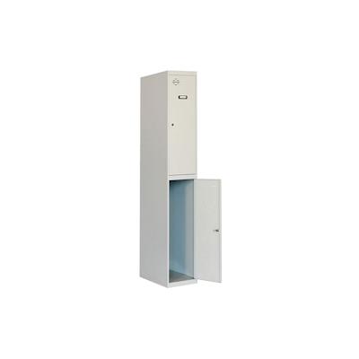 SimonRack Metallschrank 2 Türen GRUNDMODUL Zerlegt GRAU/GRAU 1800x400x500 mm (Höhe x Länge x Breite) Image