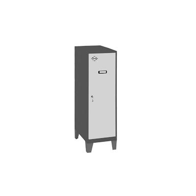 SimonRack Metallschrank mini zerlegt 1 Tür ANTHRACITE/GRAU 1015x300x500 mm (Höhe x Länge x Breite) Image