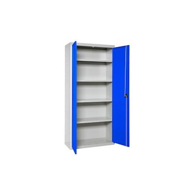 SimonRack Metallschrank 2 Türen 4 Fachböden Zerlegt GRAU/BLAU 1800x800x400 mm (Höhe x Länge x Breite) Image