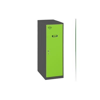 SimonRack Metallschrank Single mini zerlegt 1 Tür ANTHRACITE/GRÜN 915x400x500 mm (Höhe x Länge x Breite) Image