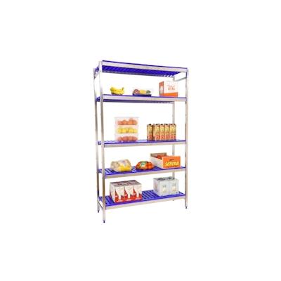 SimonRack Simoninox Edelstahl-Regal Grundregal SIMONINOX 5 Fachböden aus Polypropilen 2000x1660x500 mm (Höhe x Länge x Breite) Image