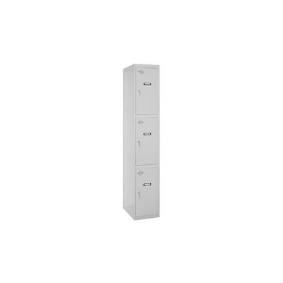 SimonRack Metallschrank 3 Türen GRUNDMODUL Zerlegt GRAU/GRAU 1800x400x500 mm (Höhe x Länge x Breite) Image