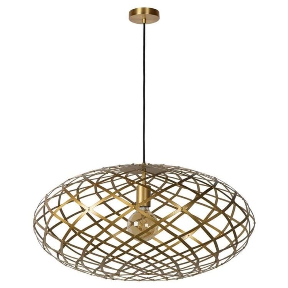 Suspension en métal doré