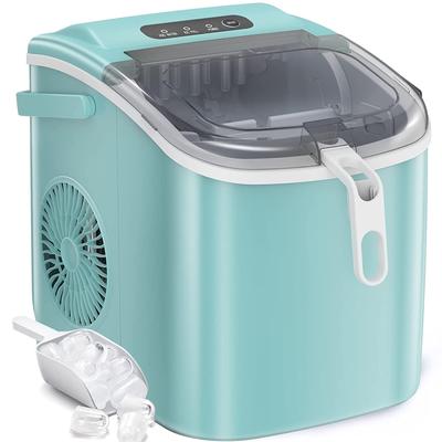 Ice Maker Portable Ice Machine, Basket Handle,Self-Cleaning Ice Makers