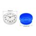 Waterproof Shower Clock, 2 Pack Silent Cute Wall Clocks Suction