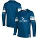 Men's ProSphere Blue Southern West Virginia Community and Technical College Endzone Logo Long Sleeve T-Shirt