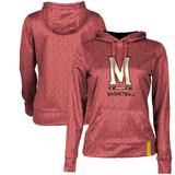 Women's ProSphere Red Maryland Terrapins Basketball Logo Pullover Hoodie