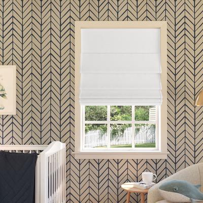 Wide Width Pryer Cordless Roman Shade by BrylaneHo...