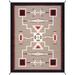 Brown 106 x 74 x 0.1 in Area Rug - Pasargad Rectangle Tuscany Southwestern Handmade Flatweave Area Rug in Red/White/ | Wayfair PNT-308 6x9