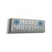 The Holiday Aisle® Gaebriel Christmas Affinity III Grey On Canvas by James Wiens Print Canvas in Blue | 20 H x 60 W x 1.5 D in | Wayfair